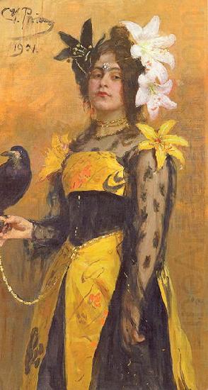 Ilya Yefimovich Repin Portrait of Lydia Kuznetsova china oil painting image